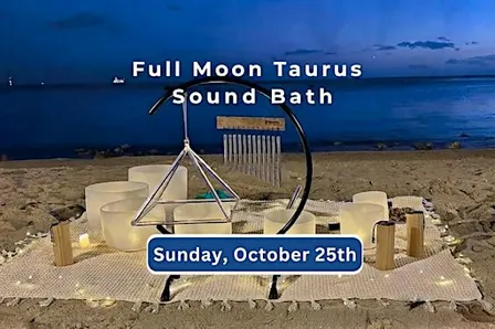 Full Moon Taurus Sound Bath