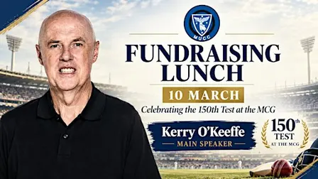 Melbourne University Cricket Club 150th Anniversary Test Lunch