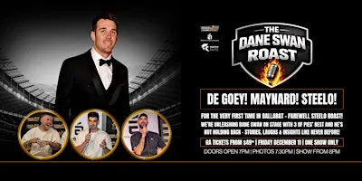 Dane Swan Roasts Steelo, De Goey & Bruzzy at North Ballarat Sports Club!