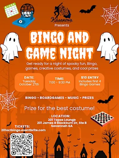 Bingo & Game Night @ 201 Lounge