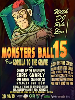 Monsters Ball 15 Halloween Concert + $1000 Costume Contest