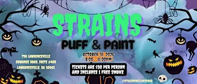 Strains Wellness: Halloween Puff & Paint