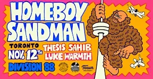 Homeboy Sandman w/ Thesis Sahib + Luke Warmth - TORONTO