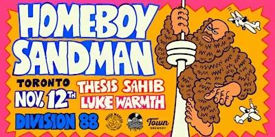Homeboy Sandman w/ Thesis Sahib + Luke Warmth - TORONTO