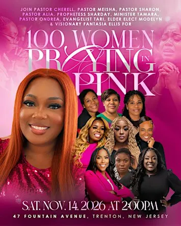 100 Women Praying in Pink