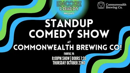 Standup Comedy at Commonwealth Brewing Co! (Fairfax, Va)