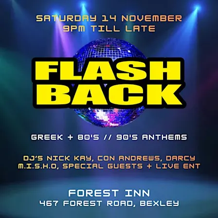 Flashback at Forest Inn (Bexley) - Sat 14 Nov