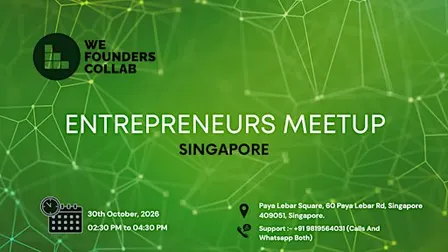 Entrepreneurs Meetup by We Founders Collab Singapore 2026