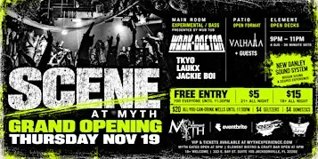 SCENE Grand Opening at Myth | Thursday, Nov. 19 2026