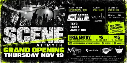 SCENE Grand Opening at Myth | Thursday, Nov. 19 2026