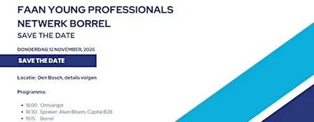 Netwerk borrel FAAN Young professionals 2026