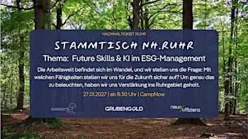 Stammtisch Nachhaltigkeit.Ruhr: Mit Zukunftsmut ins neue Jahr starten!