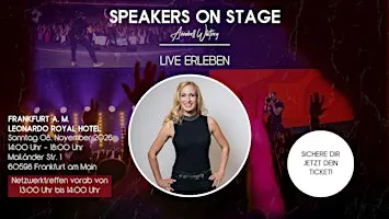 SPEAKERS ON STAGE presented by Annabell Whitney