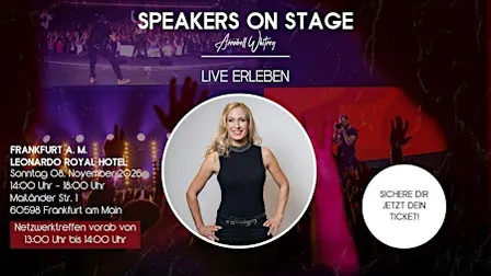 SPEAKERS ON STAGE presented by Annabell Whitney