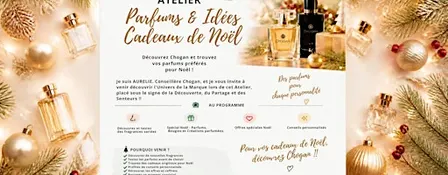 ATELIER PARFUMS CHOGAN  &  IDÉES CADEAUX DE NOËL