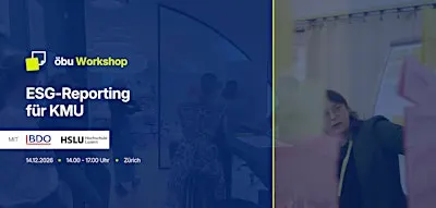 öbu-Workshop: ESG-Reporting für KMU