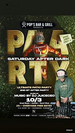 Pop’s Bar & Grill Saturday After Dark The Ultimate Patio TakeOver!