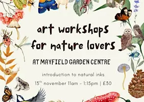 Art Workshops for Nature Lovers: Introduction to Natural Inks