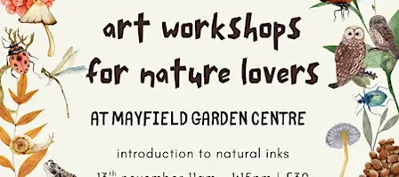Art Workshops for Nature Lovers: Introduction to Natural Inks