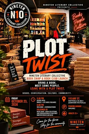 Plot Twist Nineten LIT Collective Book Swap & Book Club Launch