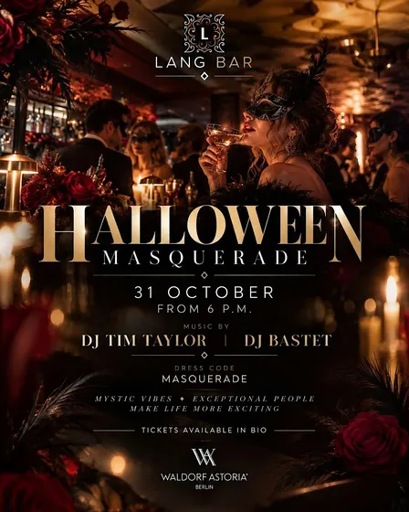 HALLOWEEN MASQUERADE – Halloween at Lang Bar