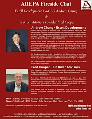 AREPA Fireside Chat with Andrew Chung & Fred Cooper November 12, 2026