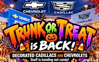 Trunk or Treat is BACK!  Bill Black Chevrolet Cadillac
