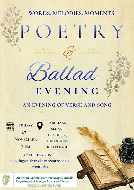 Poetry & Ballad Evening