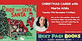 Meet author Marta Altés, and create your own pop-up Christmas card!