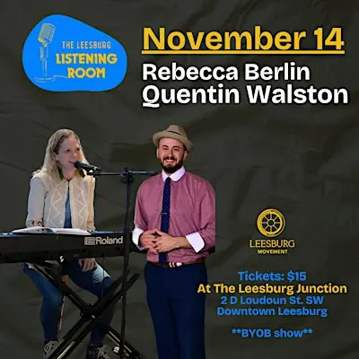 Leesburg Listening Room: Rebecca Berlin and Quentin Walston