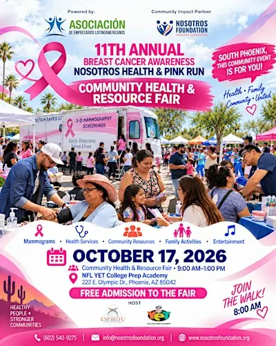 11th Annual Breast Cancer Awareness – Nosotros Health & Wellness Fair