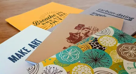Mindful Making: Pamphlet-stitched Notebooks