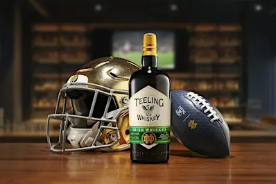 Celebrate Notre Dame vs. Navy with Teeling Small Batch Bottle Engraving