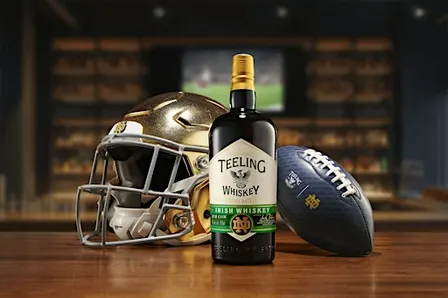 Celebrate Notre Dame vs. Navy with Teeling Small Batch Bottle Engraving