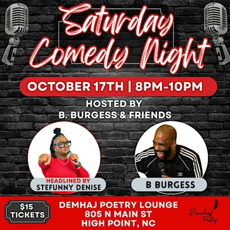 Saturday Comedy Night!