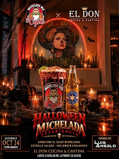 El Cejas x El Don: Halloween Michelada Experience