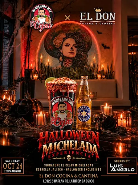 El Cejas x El Don: Halloween Michelada Experience
