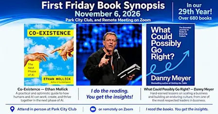 First Friday Book Synopsis, November 6, 2026