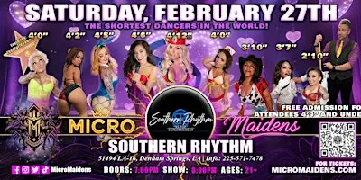 Denham Springs, LA - Micro Maidens: The Show @ Southern Rhythm