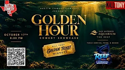GOLDEN HOUR COMEDY SHOW at The San Antonio Aquarium