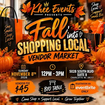 Fall into Shopping Locals Vendor Market