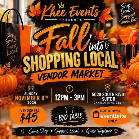 Fall into Shopping Locals Vendor Market