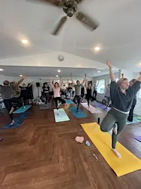 Stretch, Sip & Shop
