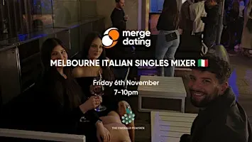 Melbourne | Italian Singles Mixer | Emerald Peacock | Friday 6th November