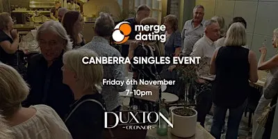 Canberra | Singles Event | The Duxton | Friday 6th November | 50s & 60s