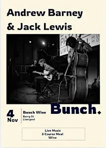 An evening of live music, food and wine.