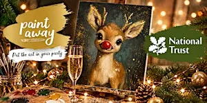 Charity fundraiser Christmas themed paint and sip