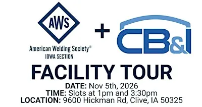 AWS Iowa Section Tour with CB&I