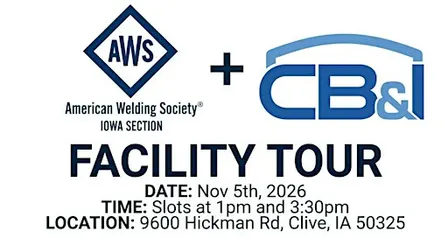 AWS Iowa Section Tour with CB&I