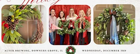 Brews & Boughs: A Holiday Wreath Workshop at Alter Brewing